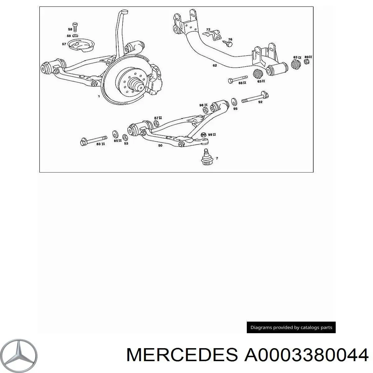 A0003380044 Mercedes