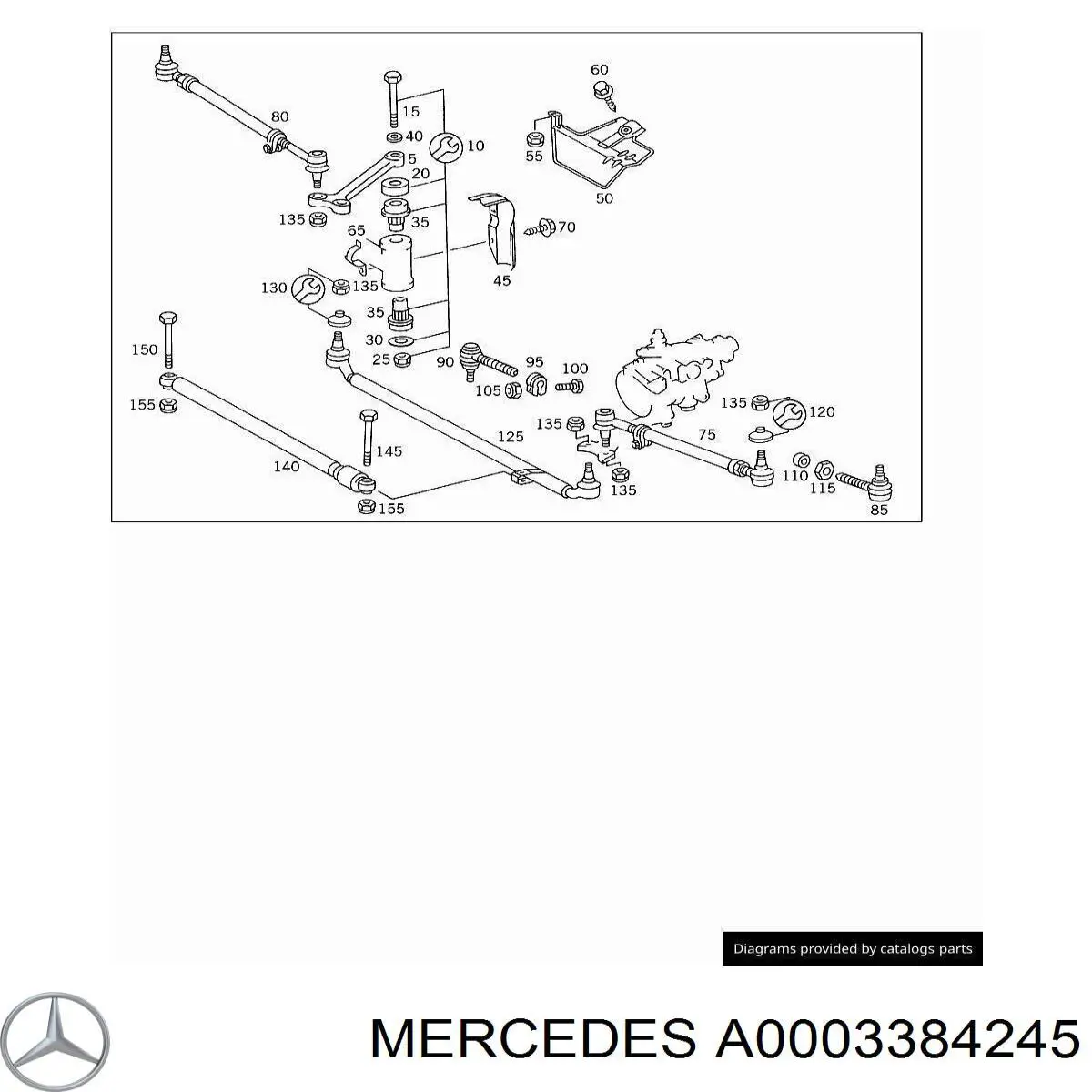  Mercedes A0003384245 precio, desde 14,19 EUR