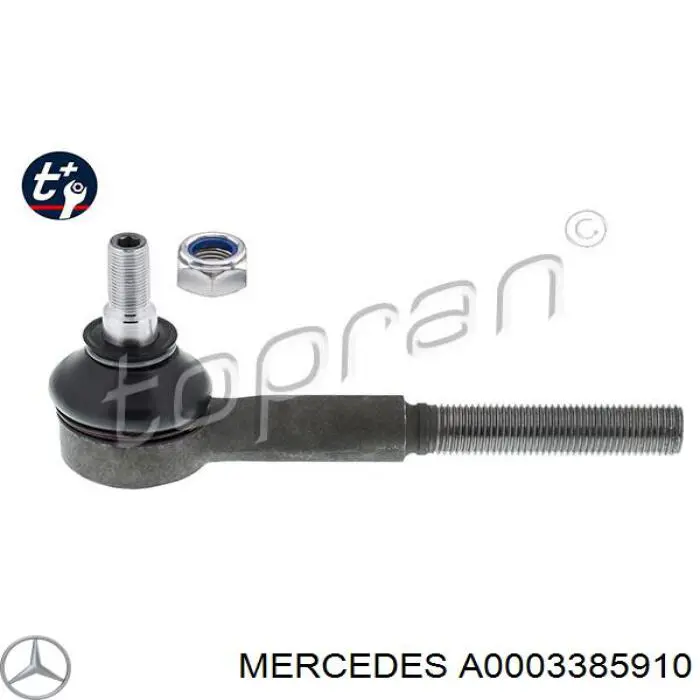 A0003385910 Mercedes rótula barra de acoplamiento interior