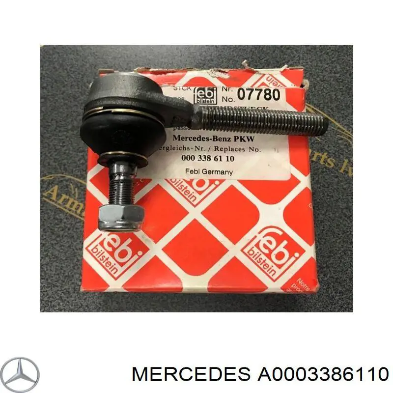 Rótula interior izquierda de la barra de dirección Mercedes A0003386110 precio, desde 9,66 EUR