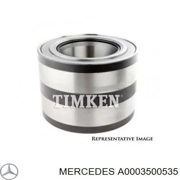 A0003500535 Mercedes cubo de rueda delantero