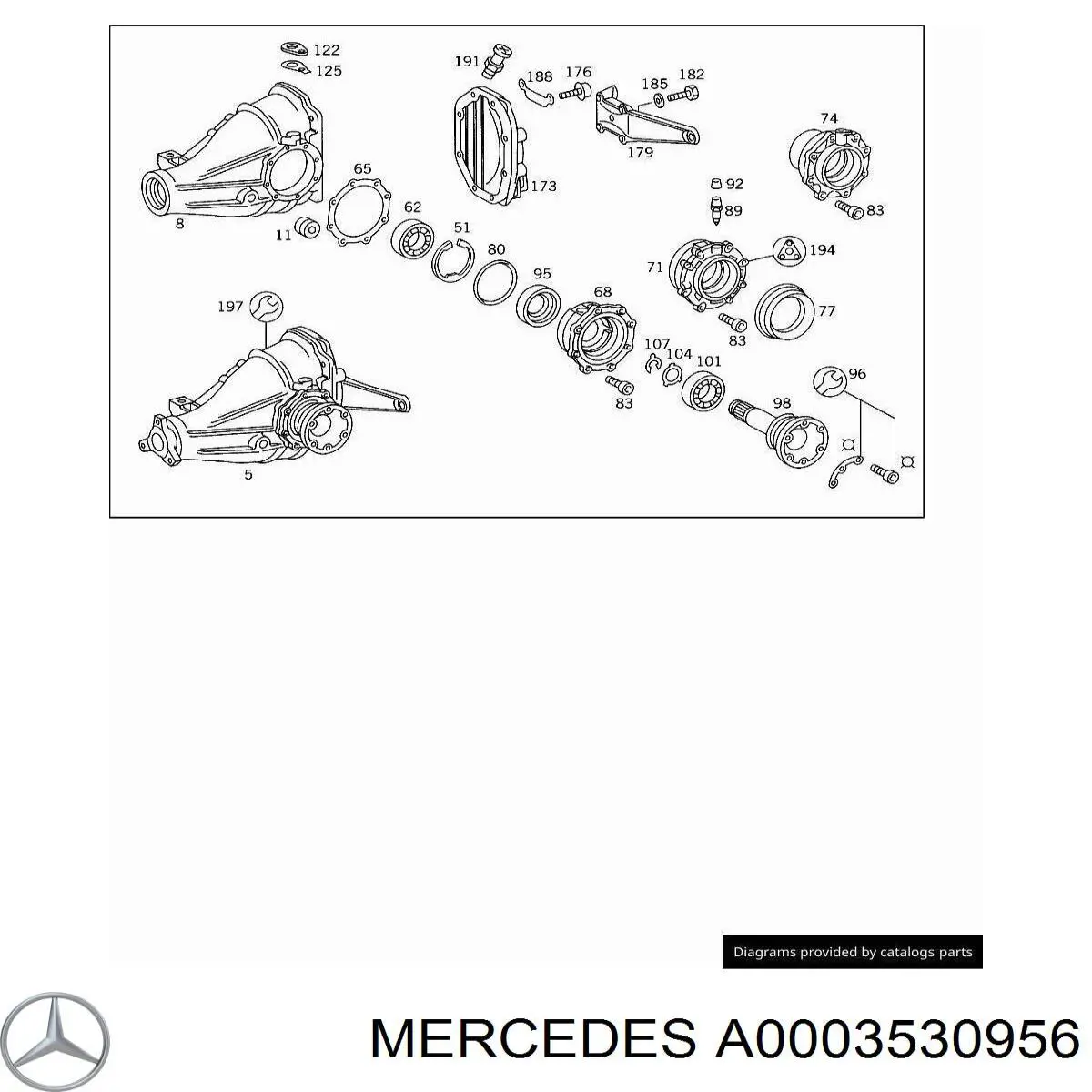  Mercedes A0003530856 precio, desde 20,30 EUR