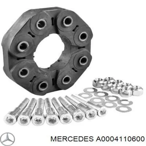 Acoplamiento elástico del cardán delantero/trasero Mercedes A0004110600 precio, desde 73,87 EUR