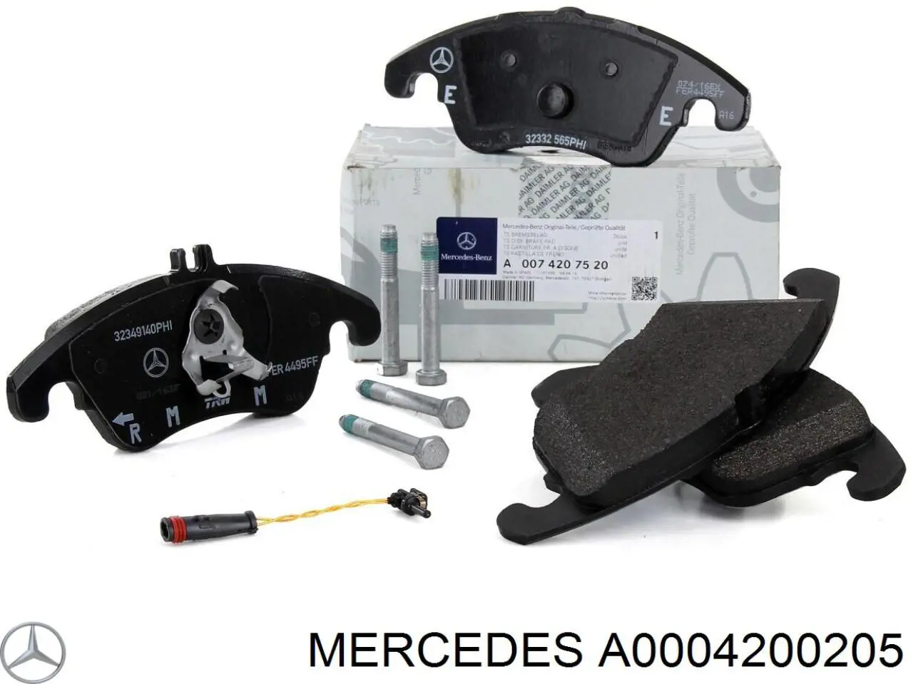 Pastillas traseras de freno Mercedes A0004200205 precio, desde 23,69 EUR