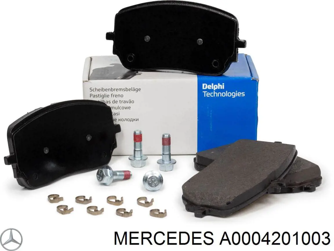 A0004201003 Mercedes Pastillas delanteras