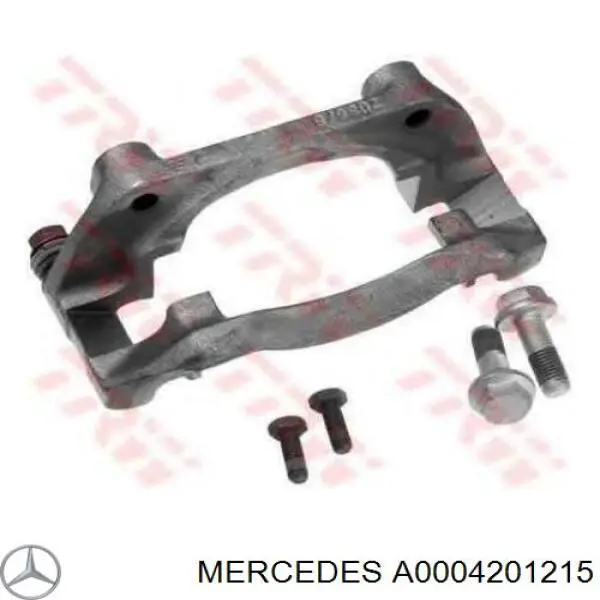 Soporte de la pinza de freno delantera A2014200215 Mercedes