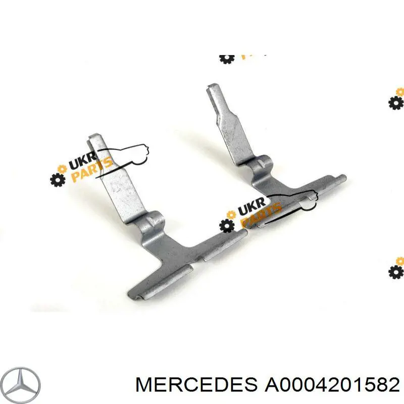 A0004201582 Mercedes juego de reparación, pastillas de frenos