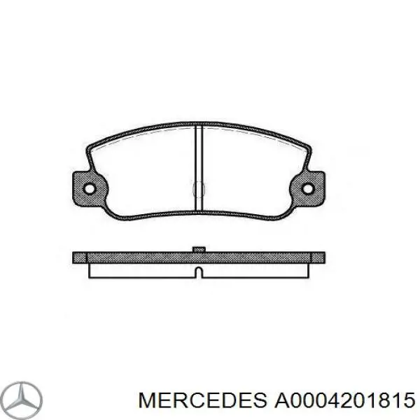 0004201815 Mercedes soporte, pinza de freno delantera