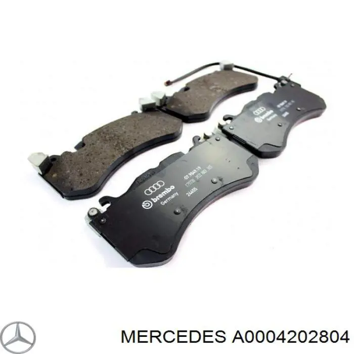 Comprar A0004202804 Mercedes Pastillas delanteras de freno