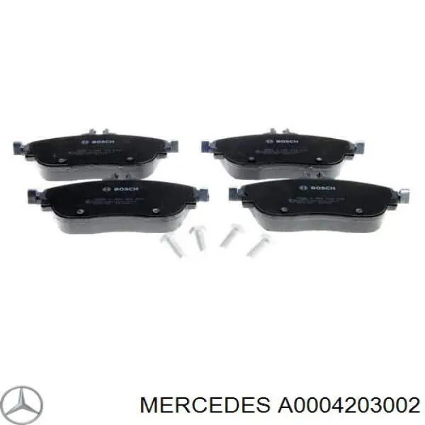 Comprar A0004203002 Mercedes Pastillas delanteras de freno