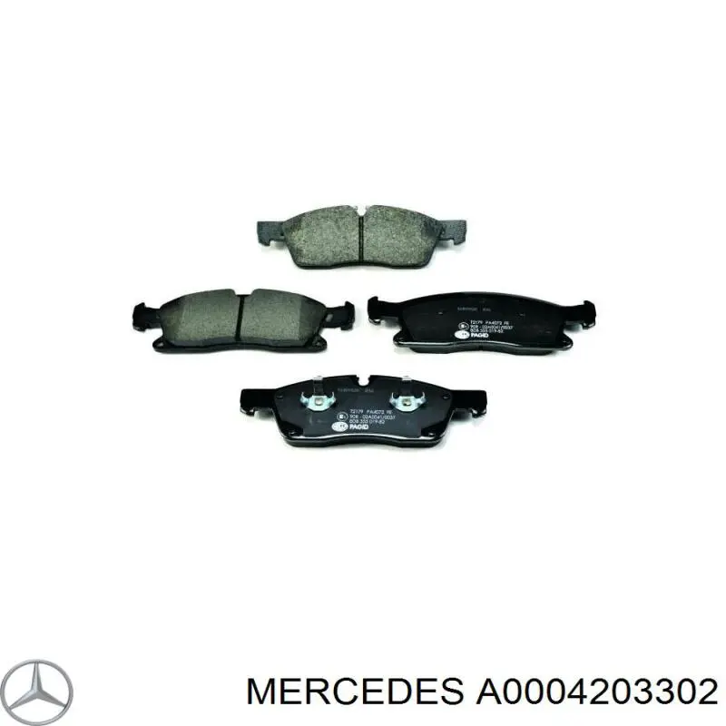 Comprar A0004203302 Mercedes Pastillas delanteras de freno