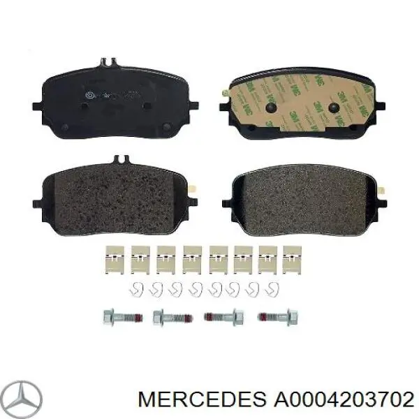 Pastillas freno delanteras Mercedes A0004203702 precio, desde 100,69 EUR