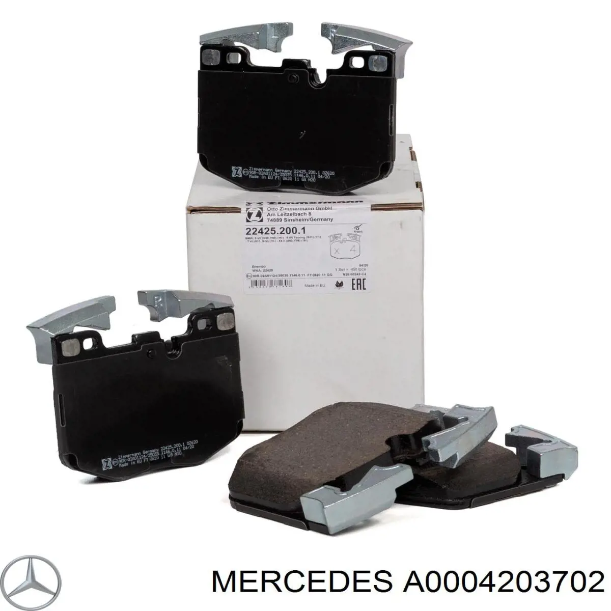 Comprar A0004203702 Mercedes Pastillas delanteras de freno