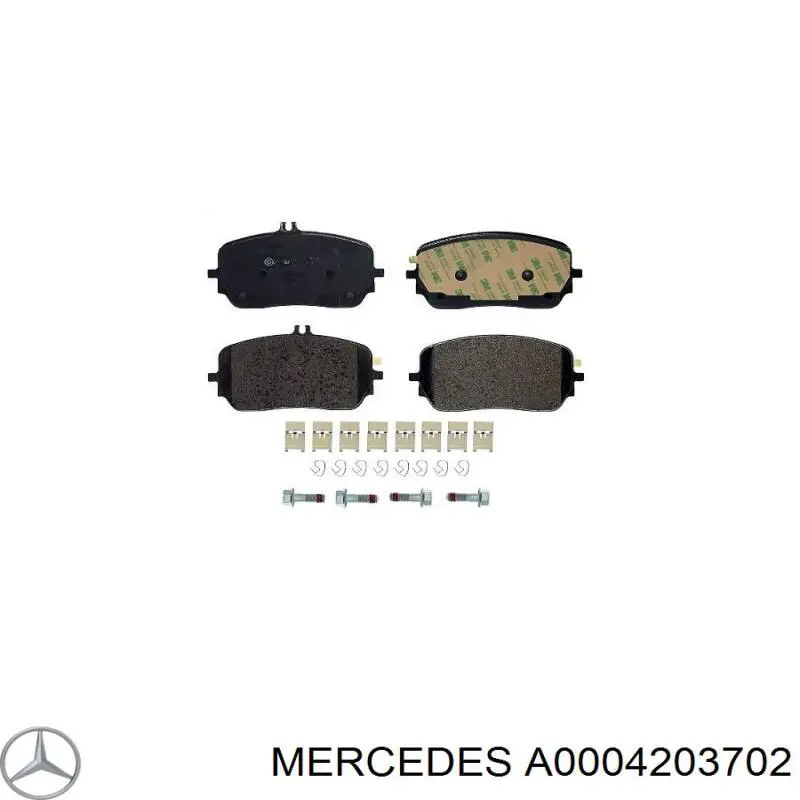 Pastillas de freno A0004203702 Mercedes