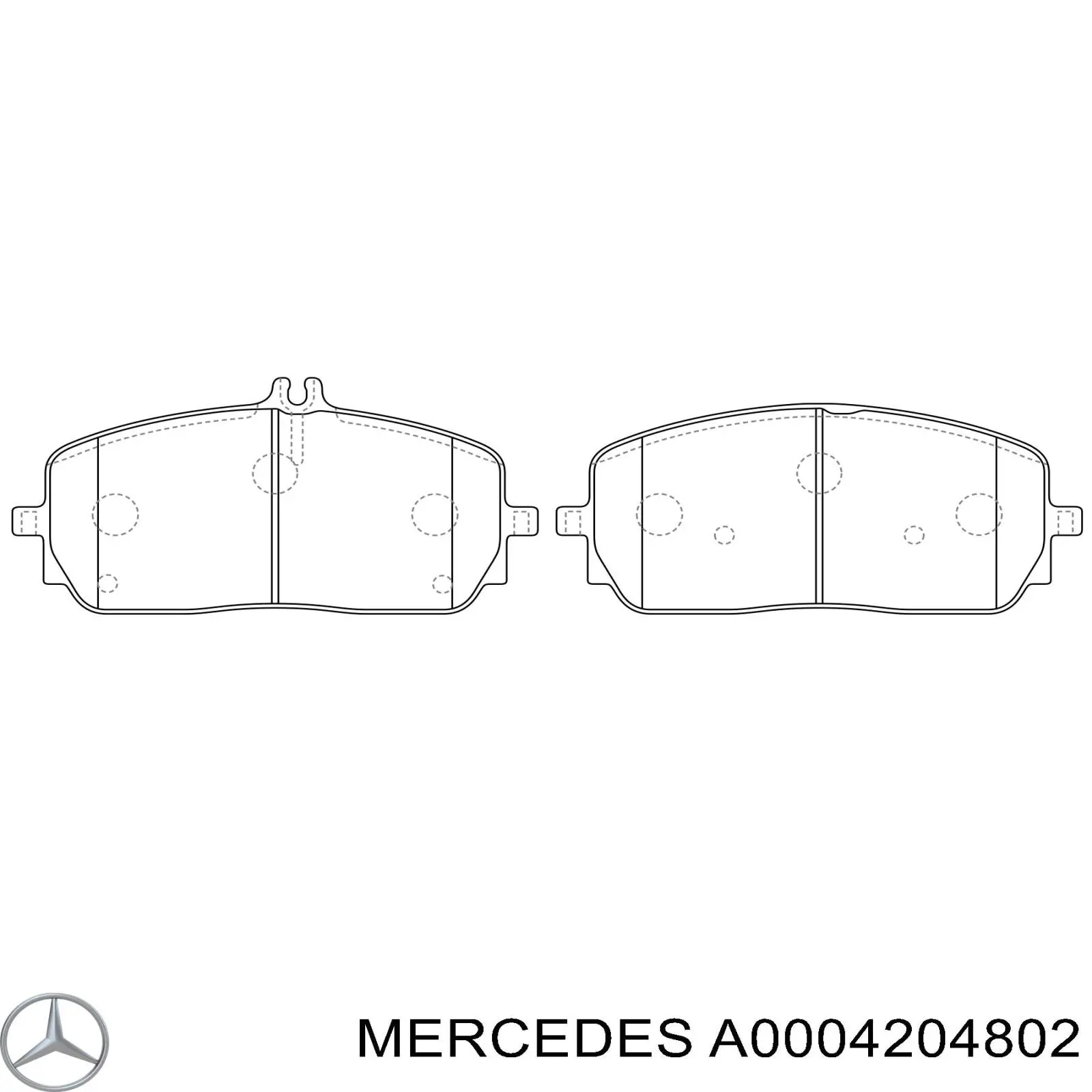 Pastillas freno delanteras Mercedes A0004204802 precio, desde 57,37 EUR