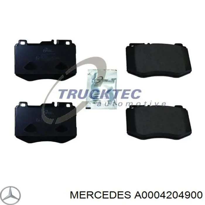 Pastillas de freno A0004204900 Mercedes