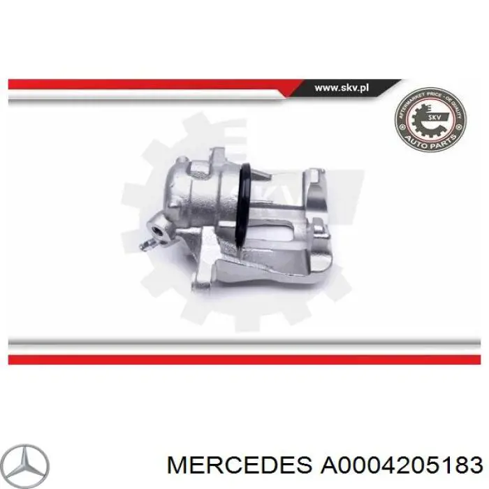 Pinza de freno delantera derecha Mercedes A0004205183 precio, desde 56,73 EUR