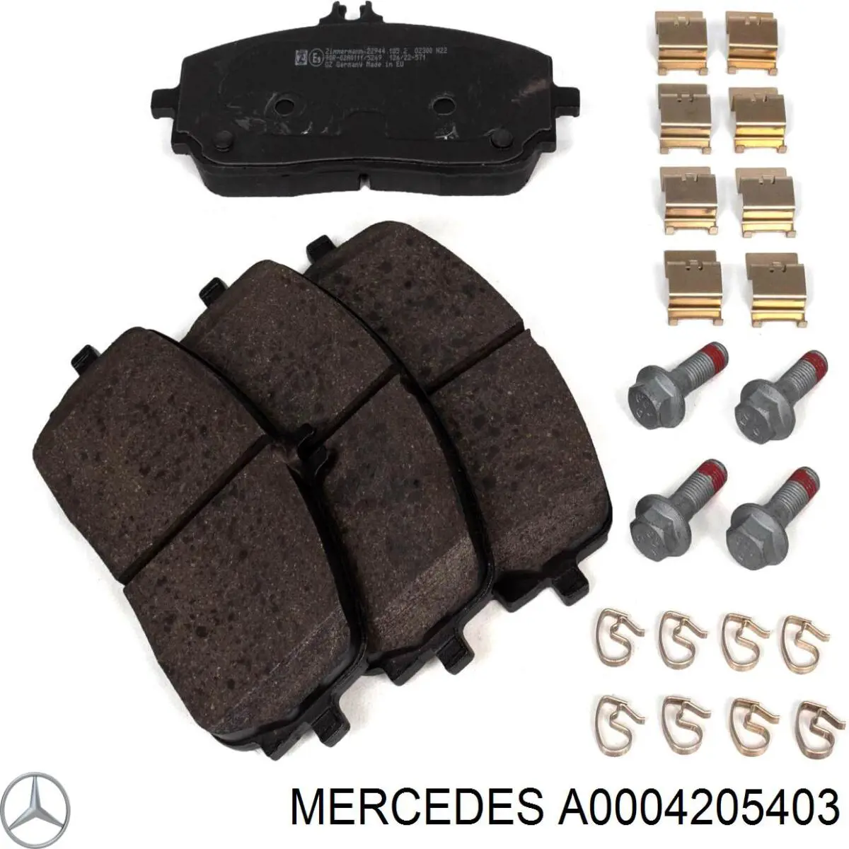 Comprar A0004205403 Mercedes Pastillas delanteras de freno