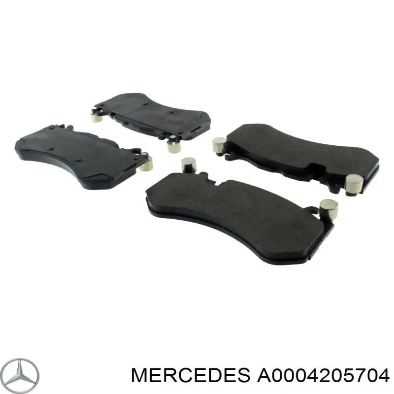 A0004205704 Mercedes pastillas de freno delanteras