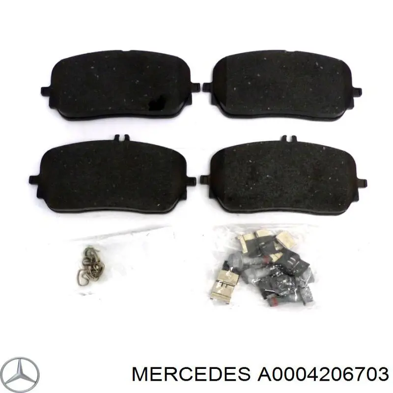 A0004206703 Mercedes Pastillas delanteras