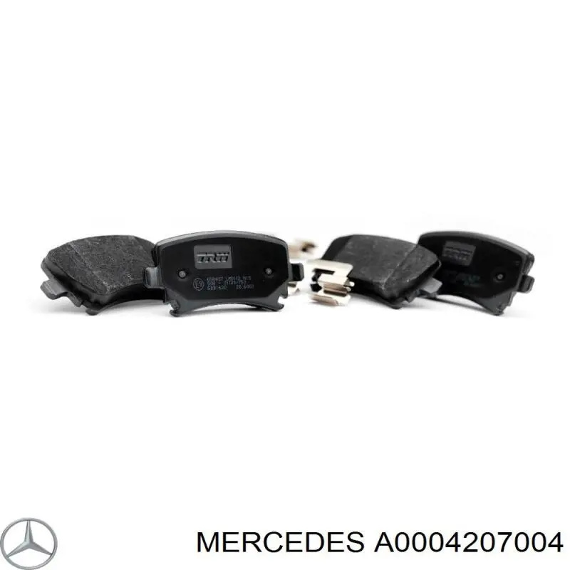 A0004207004 Mercedes pastillas de freno traseras