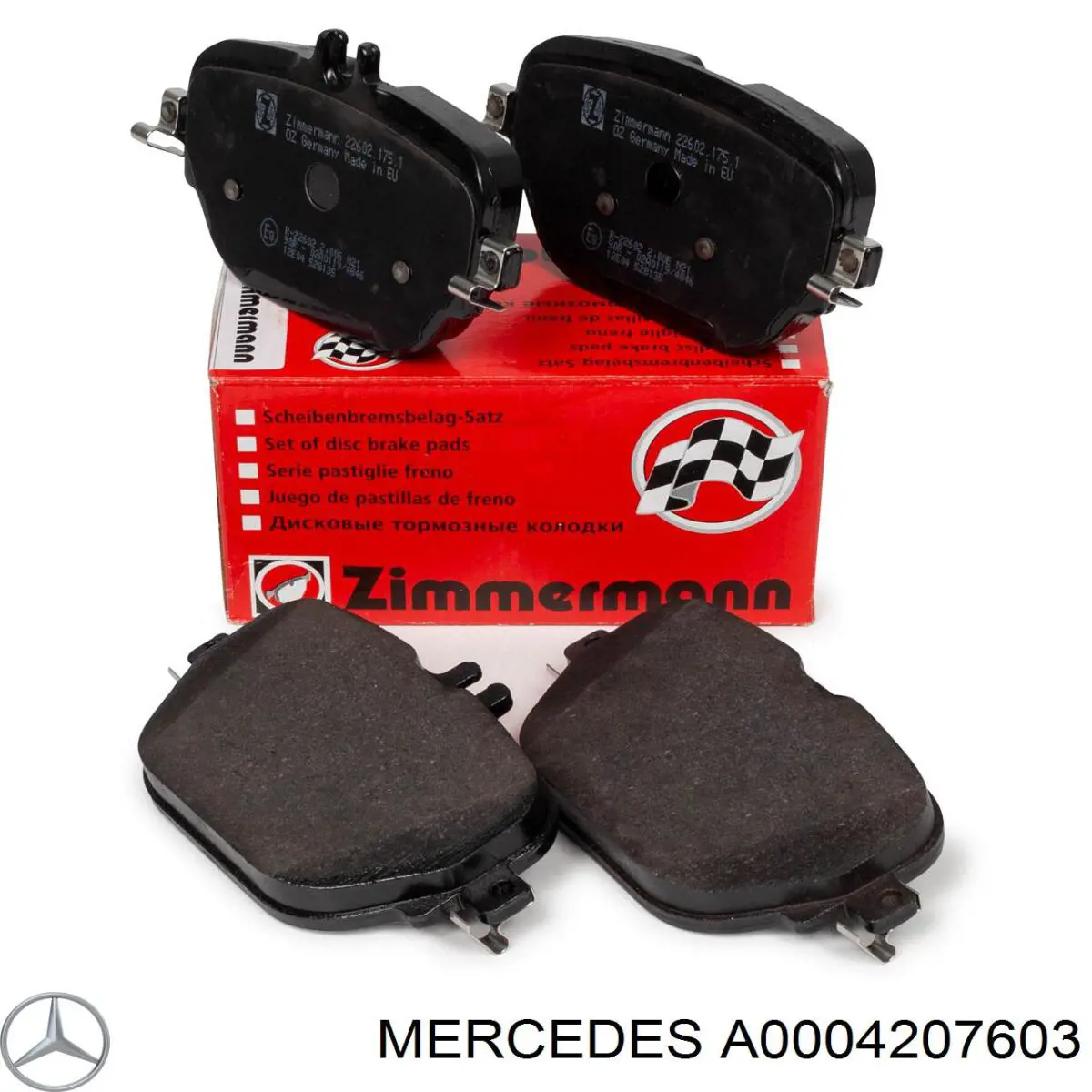 Comprar A0004207603 Mercedes Pastillas de freno traseras