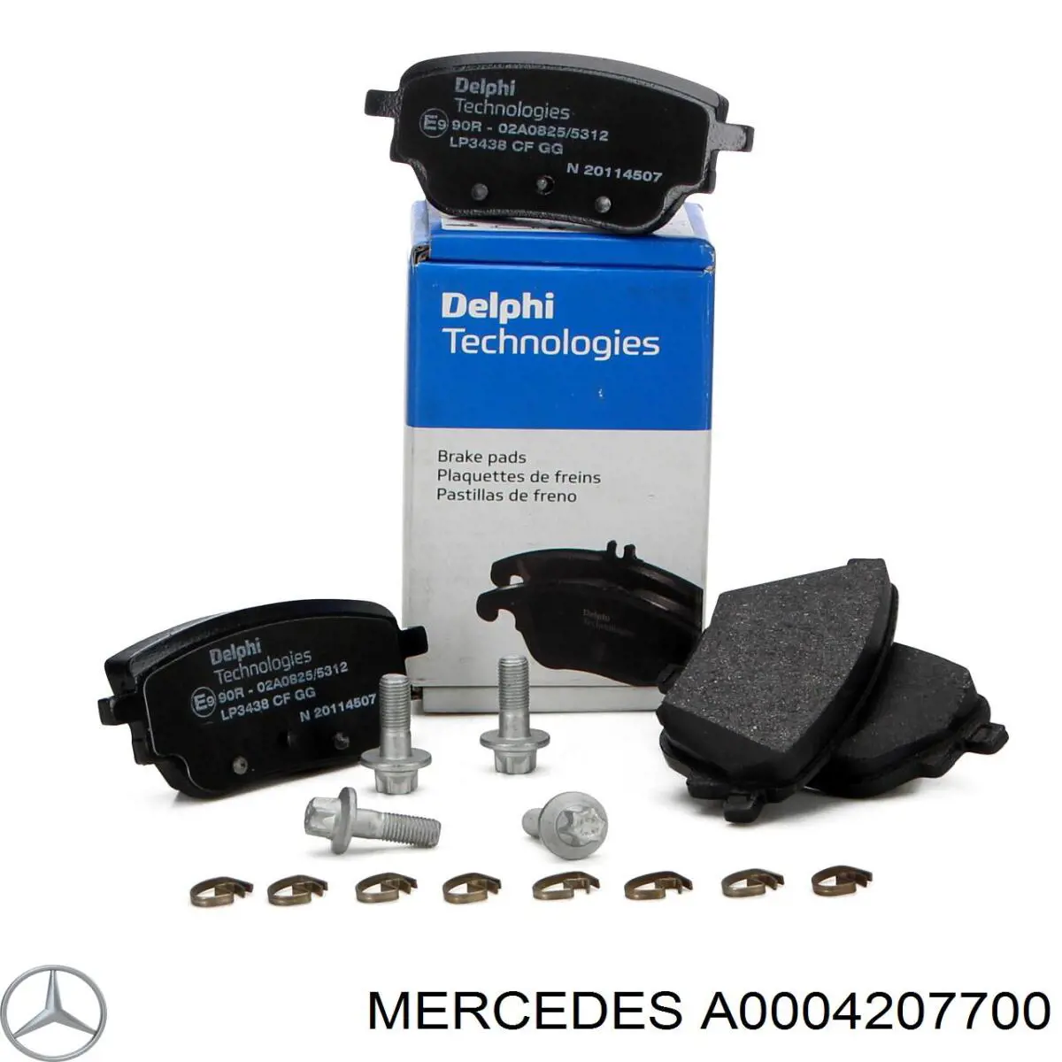 Comprar A0004207700 Mercedes Pastillas de freno traseras