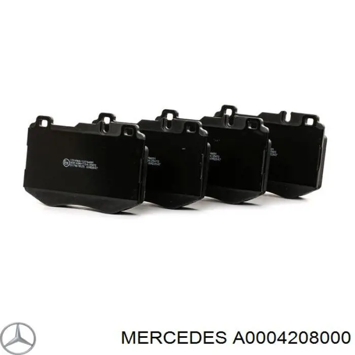 Pastillas de freno A0004208000 Mercedes