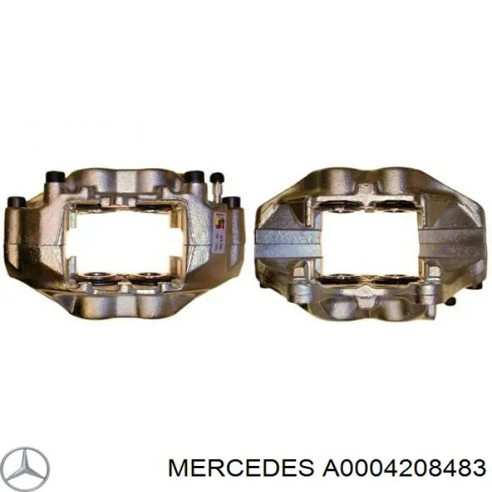 Pinza de freno delantera izquierda Mercedes A0004208483 precio, desde 88,57 EUR