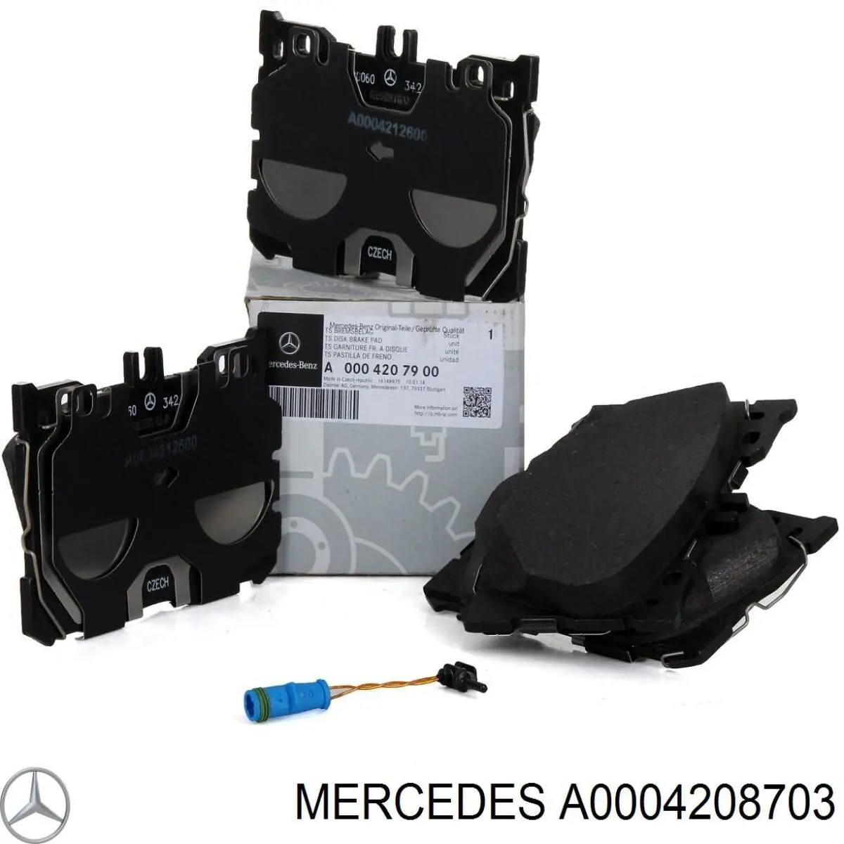 Comprar A0004208703 Mercedes Pastillas de freno traseras