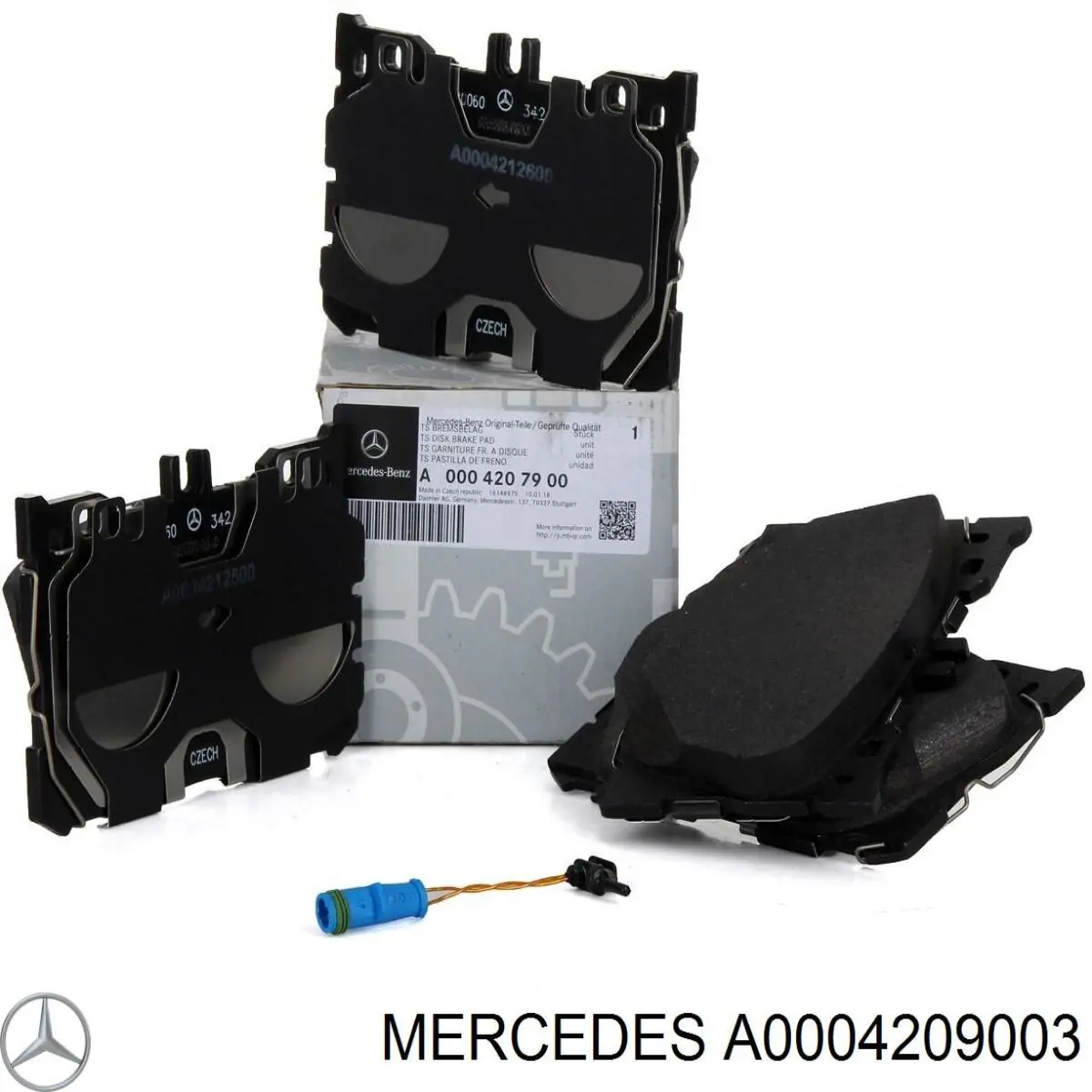 A0004209003 Mercedes pastillas de freno delanteras