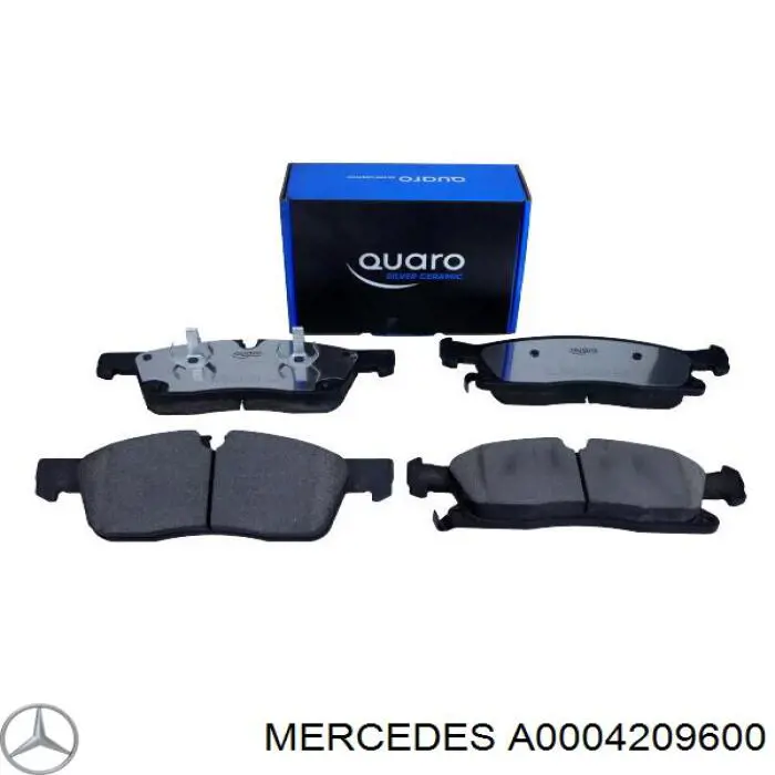Pastillas freno delanteras Mercedes A0004209600 precio, desde 44,72 EUR