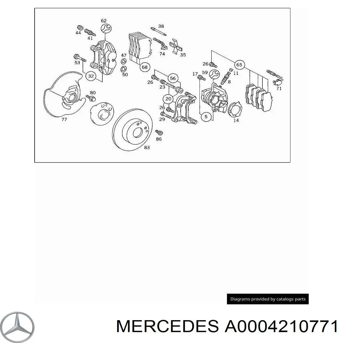 Mercedes A0004210771 precio, desde 14,43 EUR