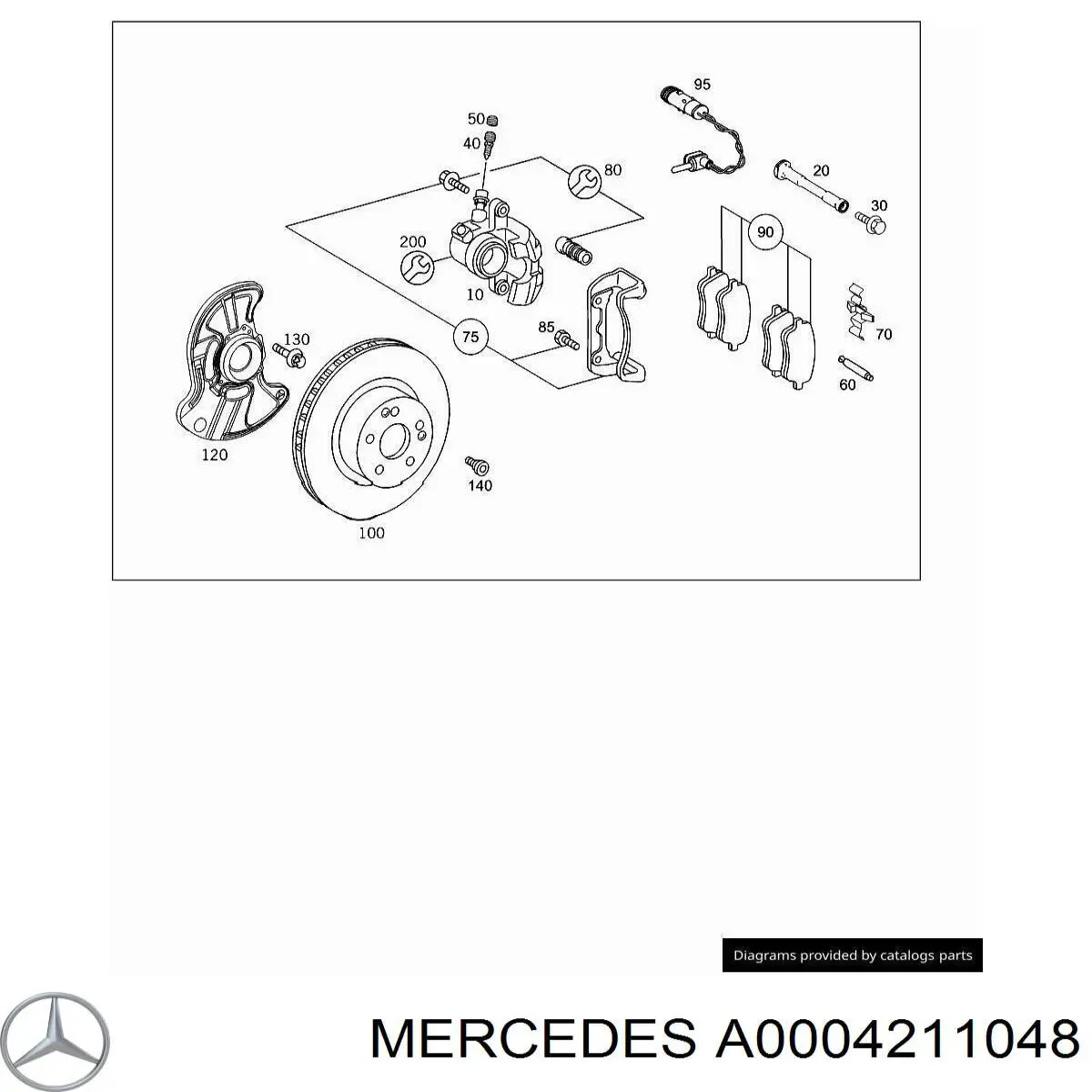  Mercedes A0004211048 precio, desde 12,31 EUR