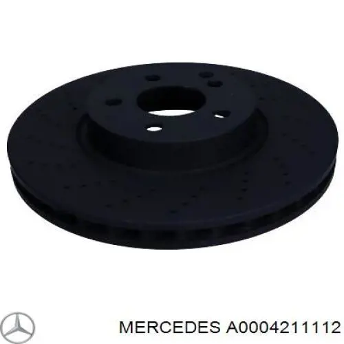 A0004211112 Mercedes disco de freno delantero