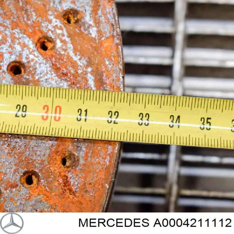 Disco de freno A0004211112 Mercedes