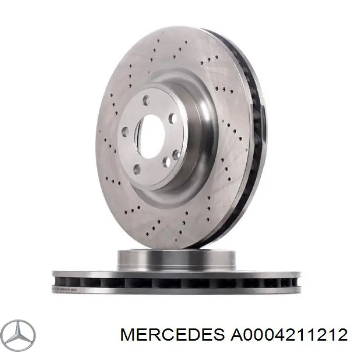 Comprar A0004211212 Mercedes Freno de disco delantero