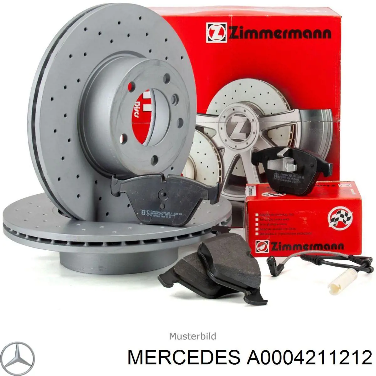 Frenos delanteros Mercedes A0004211212 precio, desde 55,90 EUR