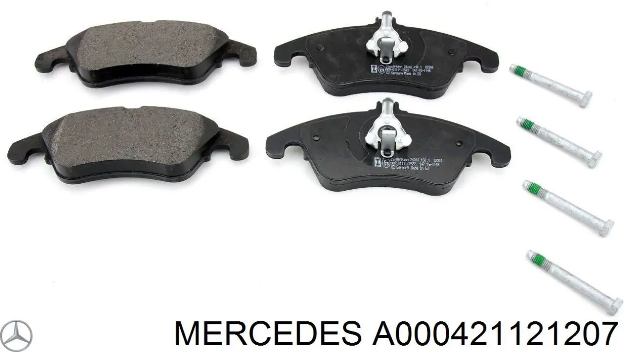Disco de freno A000421121207 Mercedes
