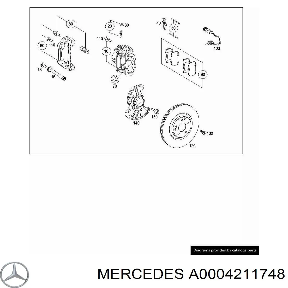  Mercedes A0004211748