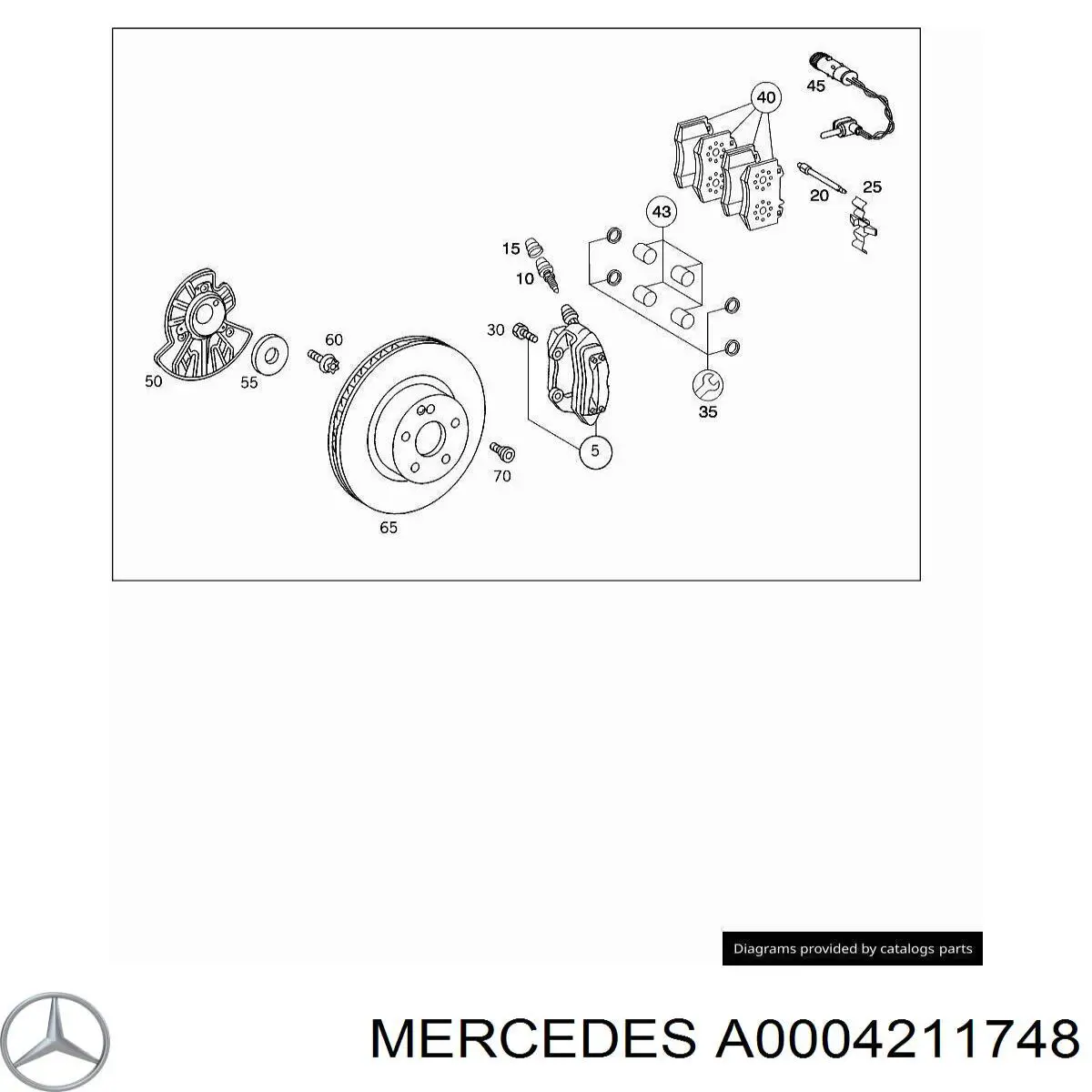 A0004211748 Mercedes 