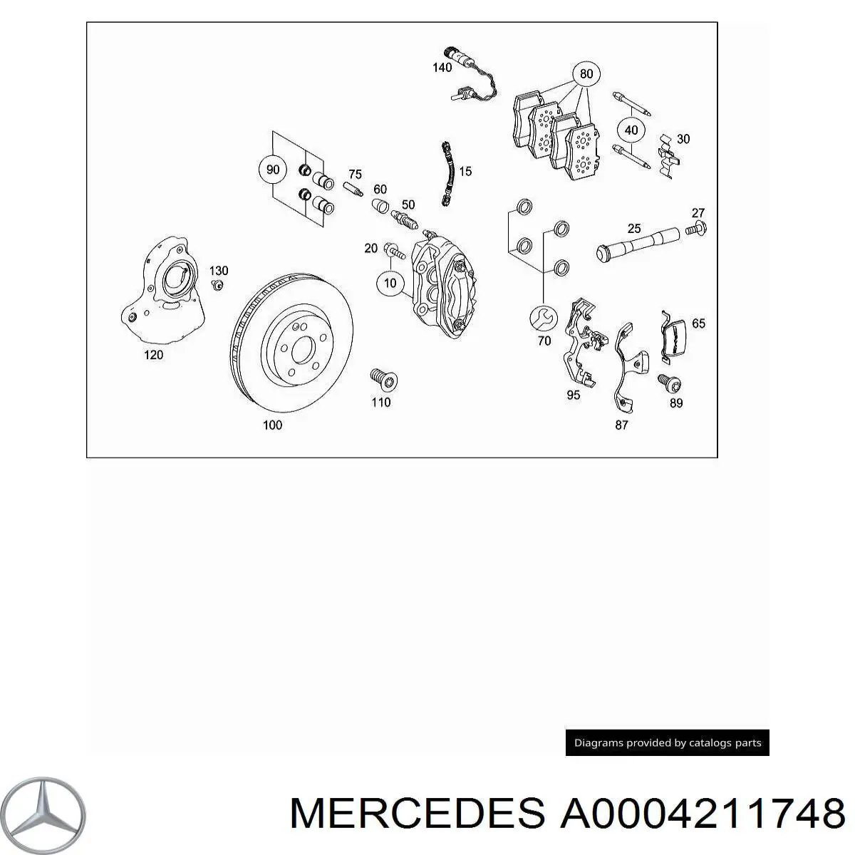  Mercedes A0004211748 precio, desde 11,92 EUR