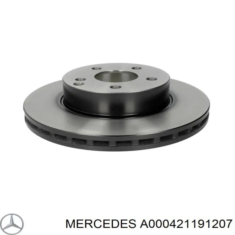 Comprar A000421191207 Mercedes Freno de disco delantero