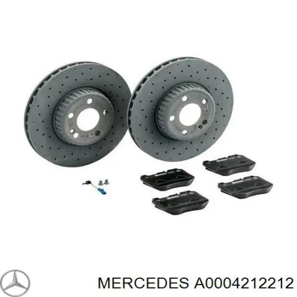 Comprar A0004212212 Mercedes Freno de disco delantero