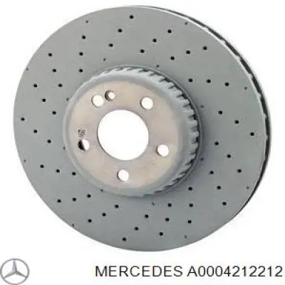 Disco de freno A0004212212 Mercedes