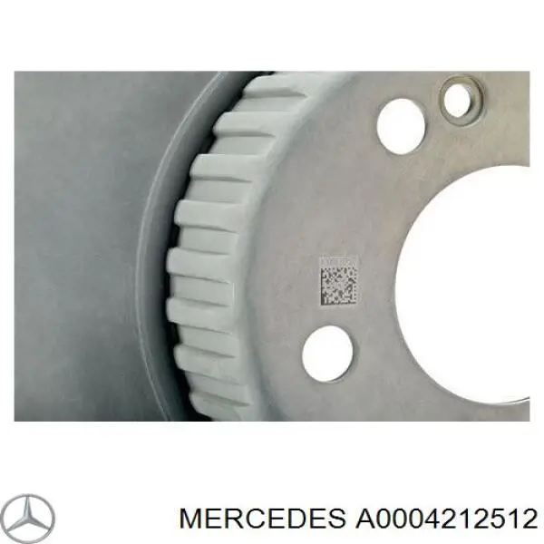 Disco de freno A0004212512 Mercedes