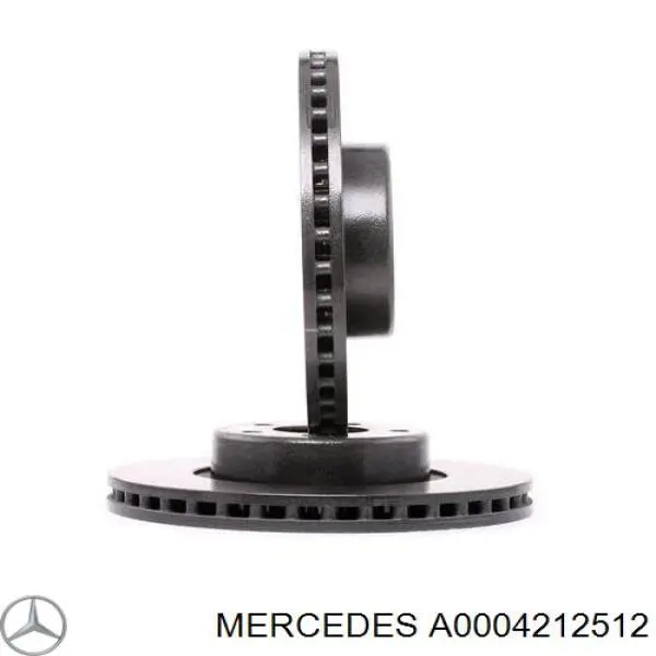Comprar A0004212512 Mercedes Freno de disco delantero