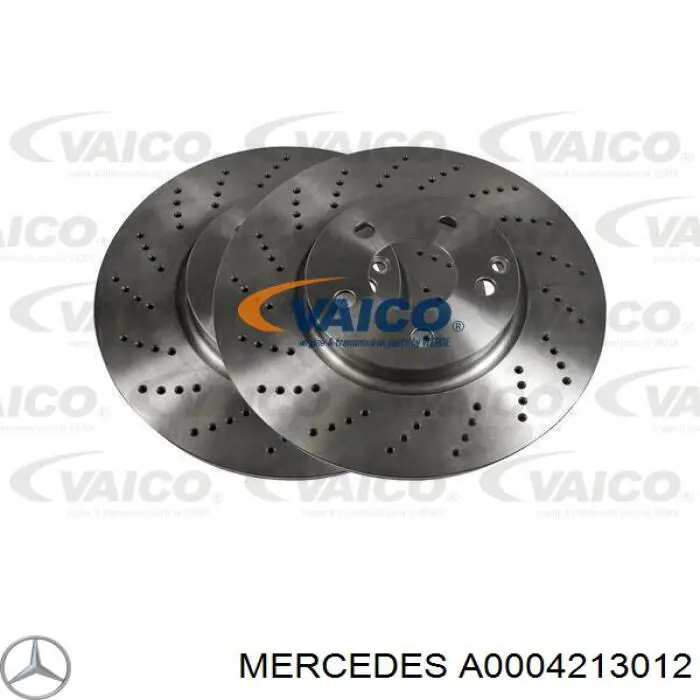 Disco de freno A0004213012 Mercedes