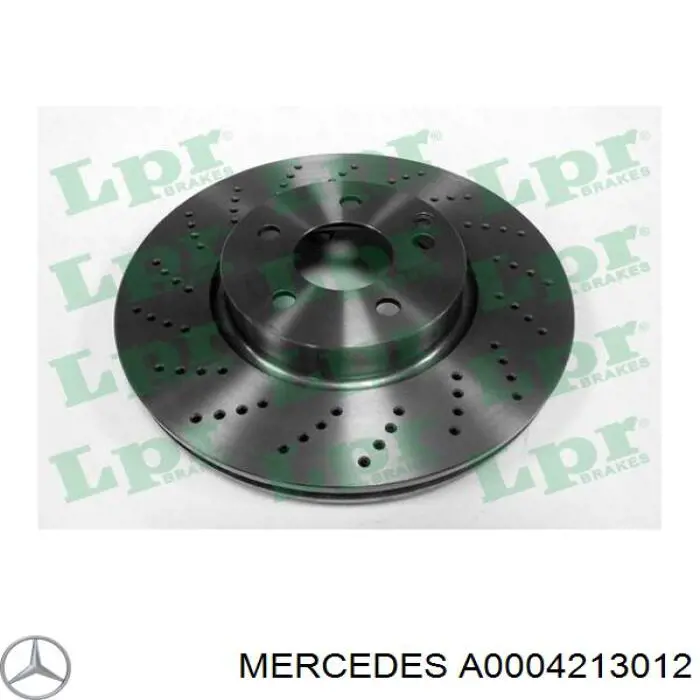 Comprar A0004213012 Mercedes Freno de disco delantero