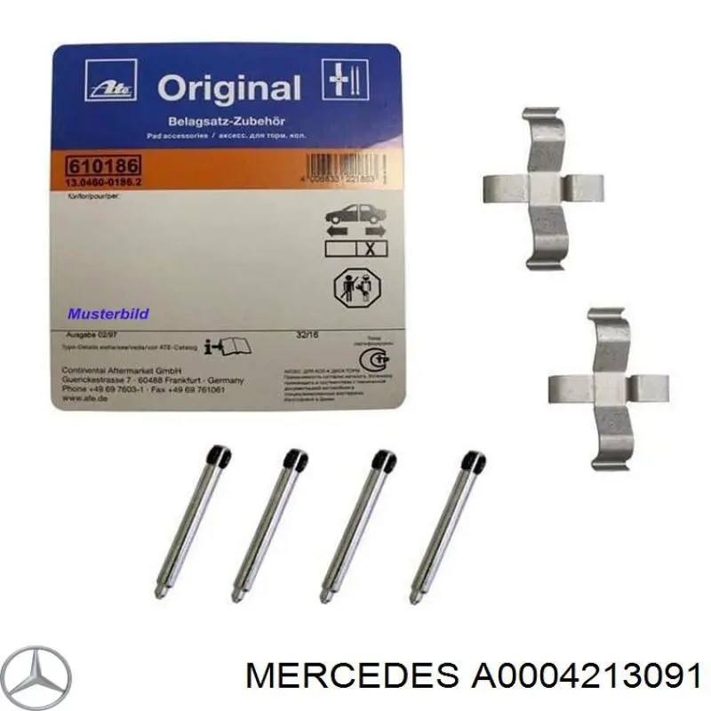 Comprar A0004213091 Mercedes Juego de reparación de pastillas de freno